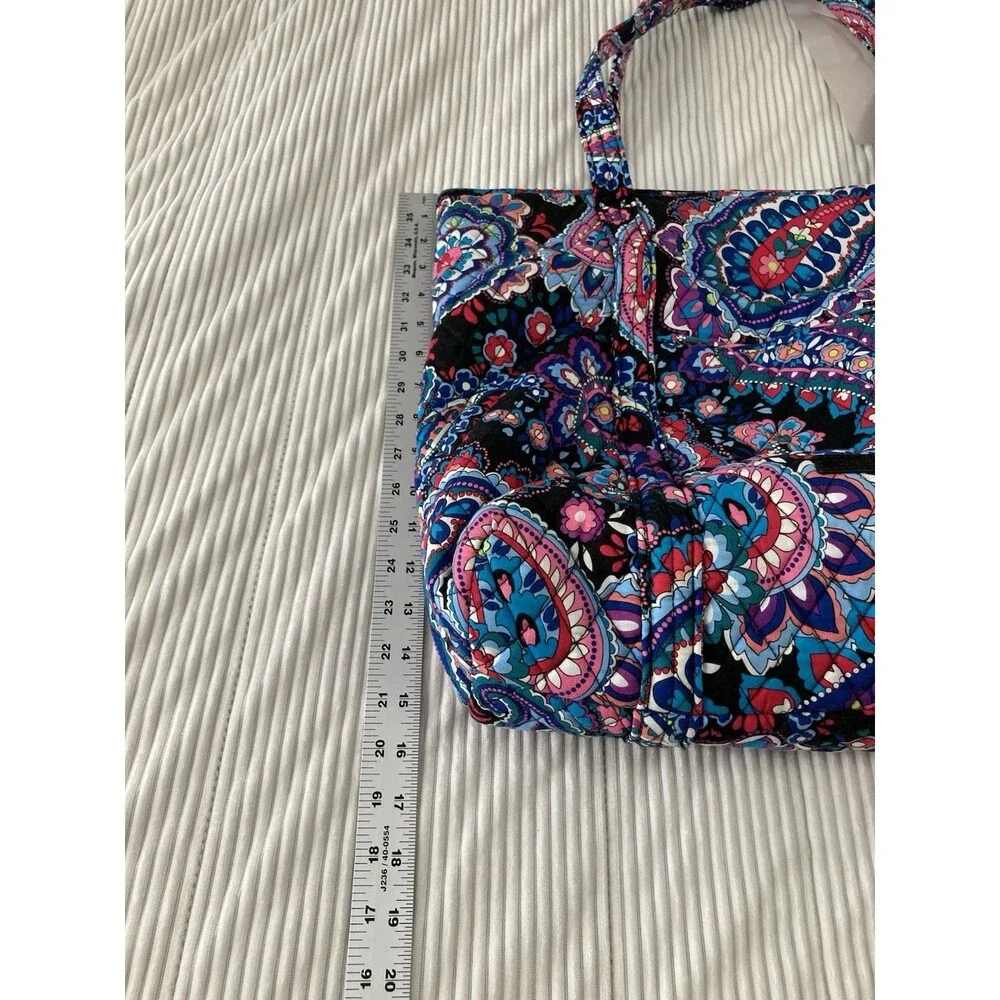 Vera Bradley Glenna Diaper Bag Haymarket Paisley Quilted Floral Tote